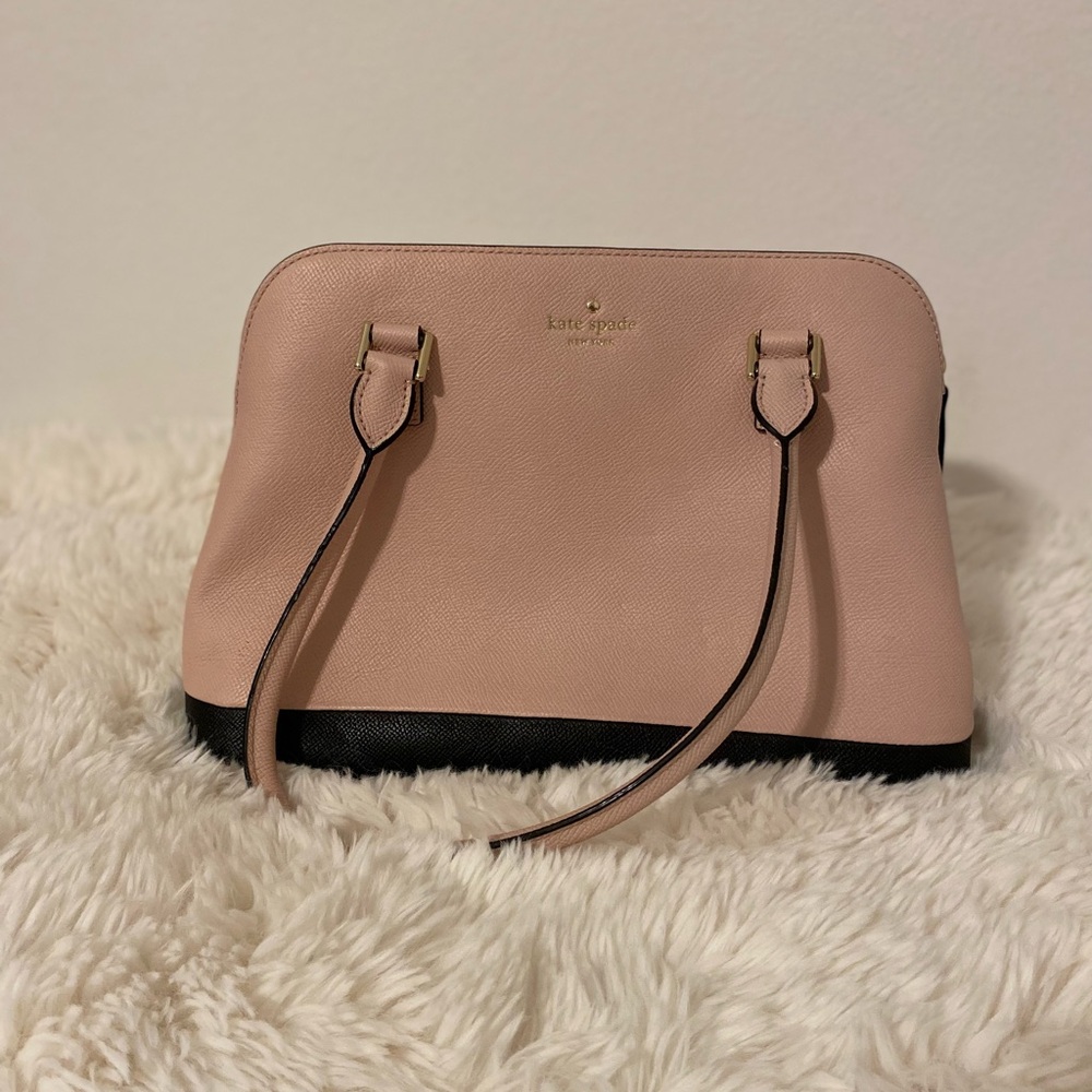 Kate Spade medium size purse pink and black